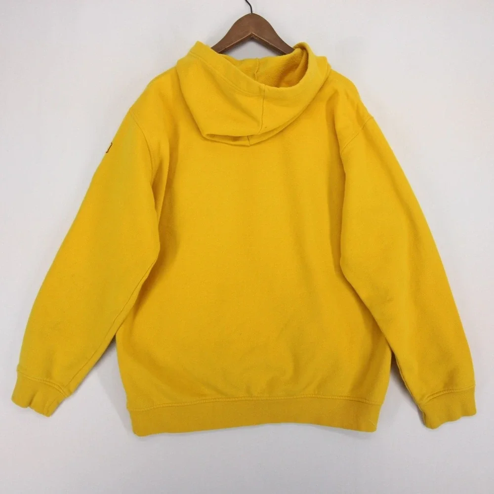 Vintage Nike Hoodie Mens XL Yellow Oregon Patches There Is No Finish Line